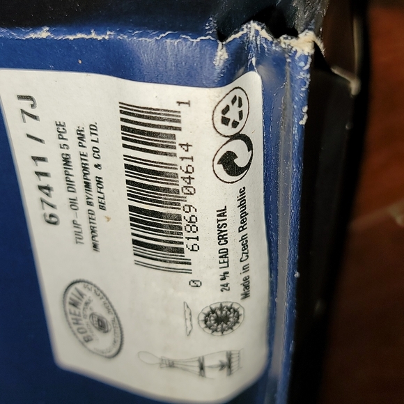 Crystal Oil or Dressing Set - Picture 13 of 14